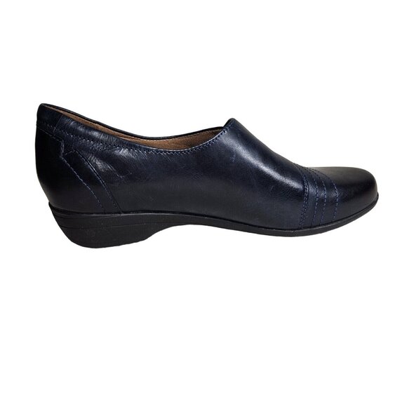 Dansko Womens Size 37 6.5 - 7 Slip On Blue comfort Shoes Slip Resistant 84 - Picture 3 of 11